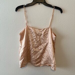 Merritt Charles Pink Silk Camisole Top